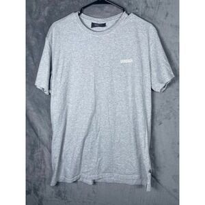 Vanquish‎ Fitness Men's Athletic Short Sleeve T Shirt Gray White Size XL